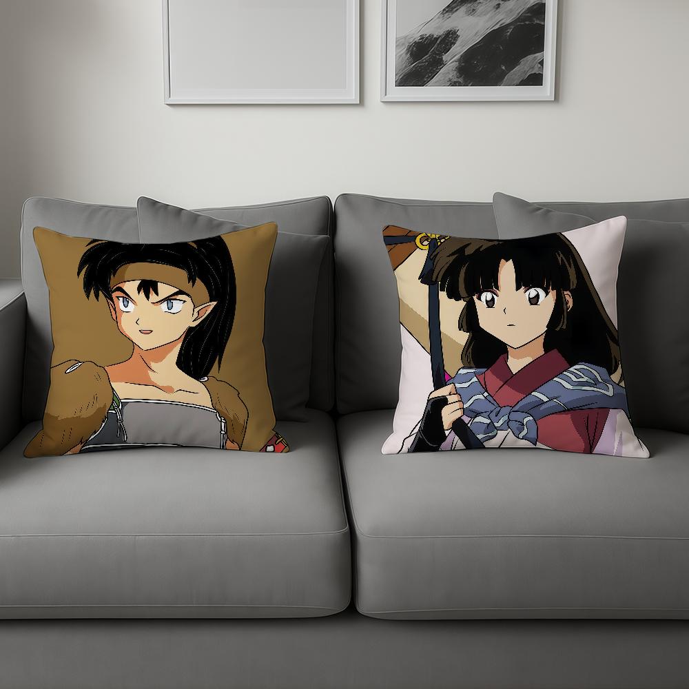 Anime Classic I-Inuyasha K-Kikyo Y-Yashahime Comfortable Soft Hogar Pillowcase Sofa Living Room Bed Home Decor Protective Covers