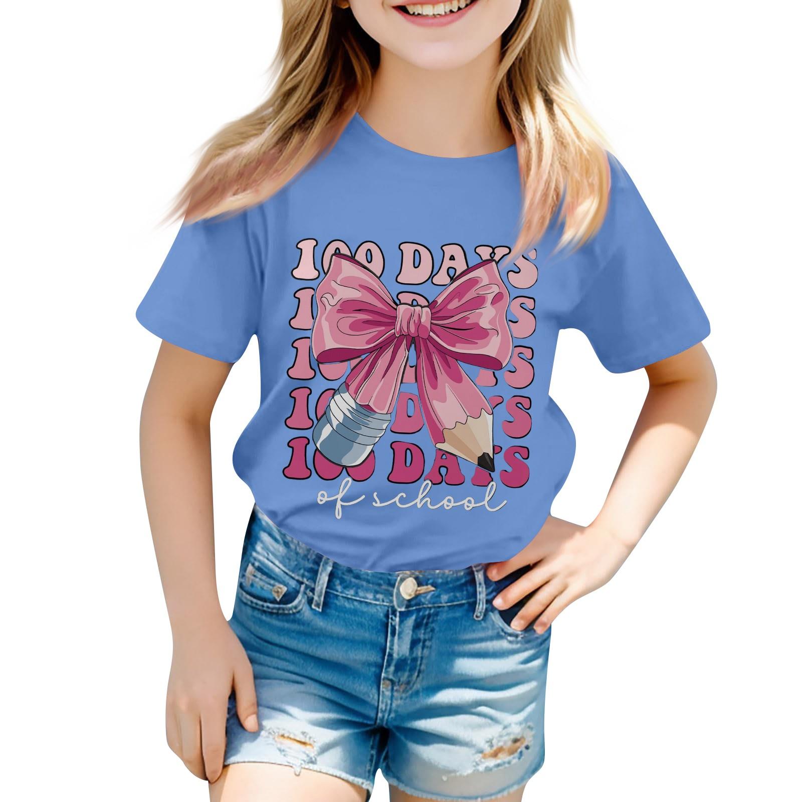 

Футболка 100 дней школы для детей, мальчиков и девочек, футболка 100-й день школы, детский сад, футболки, топы 100