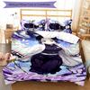 3pcs Custom Name Demon Slayer Shinobu Kocho Bedding Set Duvet Cover Closure Includes 1 Duvet Cover & 2 Pillowcases for All Seasons Bedroom Decor