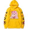 Darling In The Franxx Zero Two Hoodie Men Women Harajuku Pullover Street Wear Unisex Autumn Winter Plushed Sweater