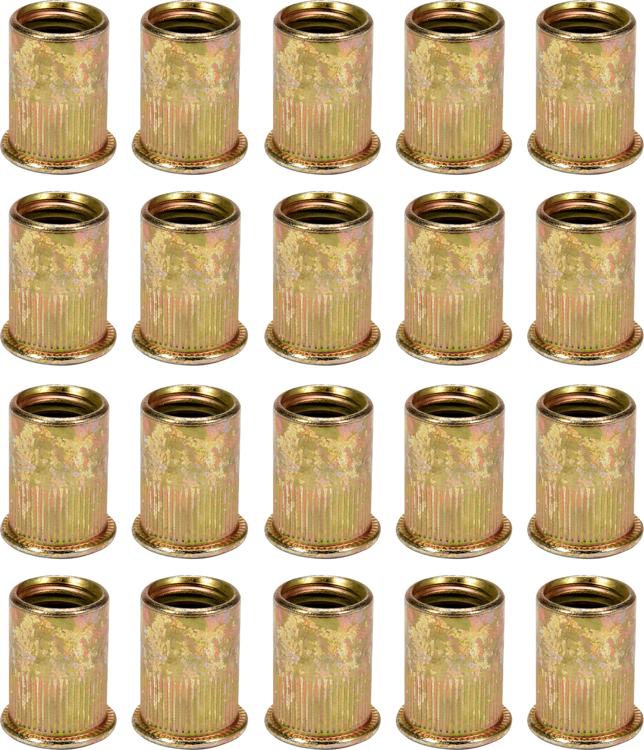 STEEL RIVET NUTS M4, 20 PCS - YT-36471