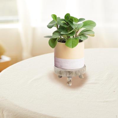 Plant Display Stand Flower Pot Holder Base Wood Planter Stool Flowerpot for Decoration