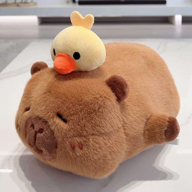 Capybara Plush Pillow Toy: Soothing Birthday Gift for Girls
