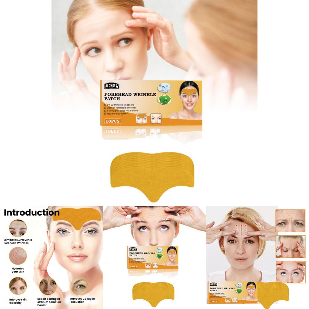 Bupy Forehead Wrinkle Patches Anti-aging Firming Skin Treatment For All Skin Types