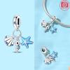 Treasure Box Marine Octopus Crab Pirate Beads Charms 925 Silver Fit Bracelet Women Accessories Jewelry Diy Gift