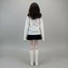 Maidscp 14 BJD Doll Clothes 40cm V-neck Schoolgirl Pleated Skirt 3-Piece Set