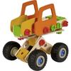 HEROS Constructor - Chargeuse sur roues à construire - En bois 100 % certifié FSC® - 140 pièces - Dès 5 ans