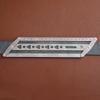 Professional Leather Belt Auxiliary Positioning Punch Ruler 18-48MM Adjustable DIY Handmade Leather Tools