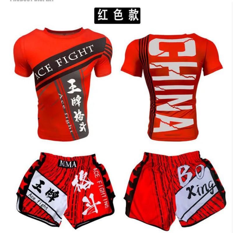 Men Quick Dry Breathable Cycling Jersey Set Short Sleeve Training Suit Gym Workout Riding