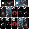 Phone Case for iPhone 17 15 16 Plus Redmi Note 14 12 11 13 Pro Max Huawei P30 P20 Lite OPPO A60 A40 A80 A18 A16 A54 Akatsuki Anime Itachi Naruto Cover