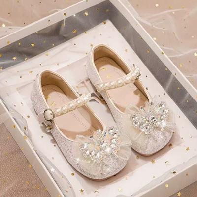 Buty Księżniczki dla Dziewczynek Dziecięce Modne Buty na Miękkiej Podeszwie dla Małych Dziewczynek Buty Kryształowe Księżniczki Elsy dla Starszych Dzieci