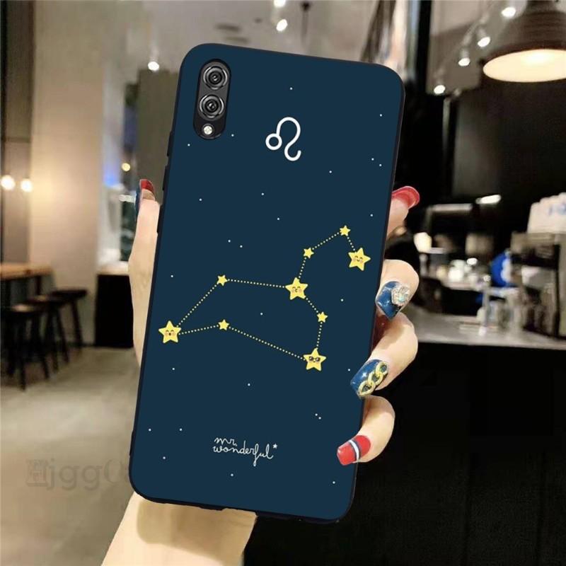 

Чехол для телефона Twelve Constellations для Honor 70 50 20 7S X9 X8 X7 Magic 4 3 Pro, мягкий черный чехол для телефона Honor 70