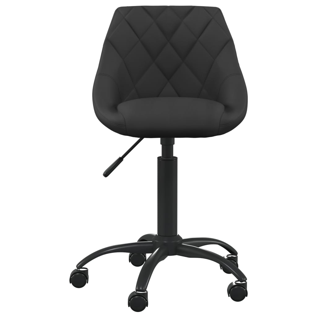 Vidaxl Dining Chair, Black, Upholstered In Velvet