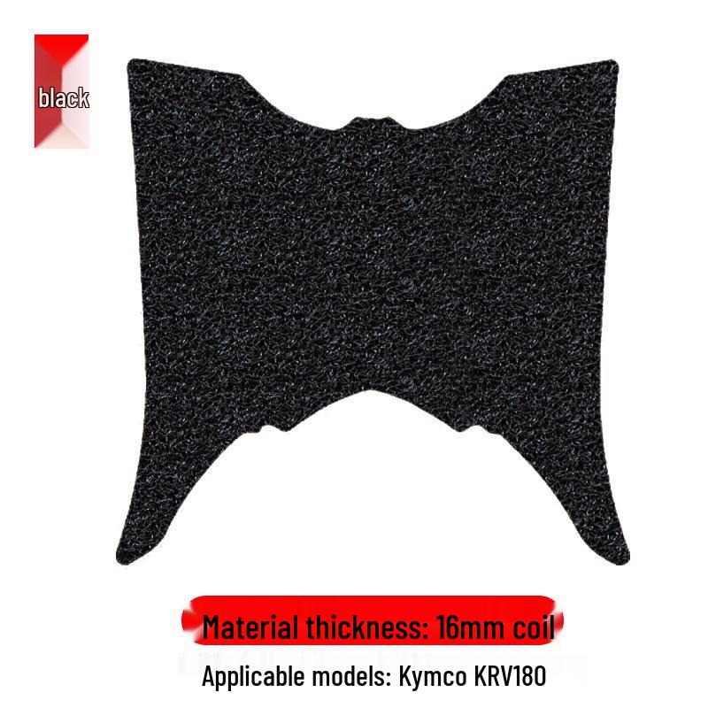 Compatible with Kymco KRV180 Scooter: Non-Slip Motorcycle Footrest Mat.