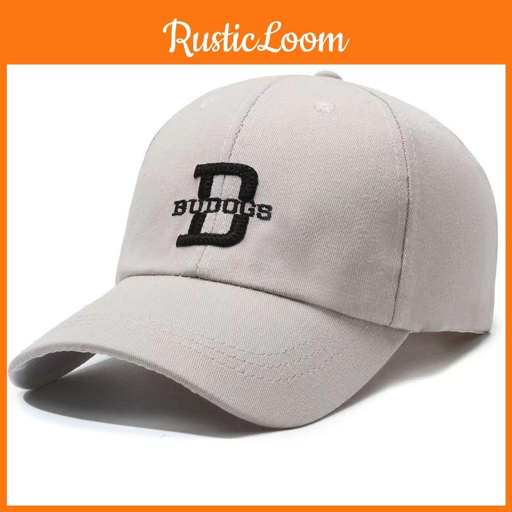 D Letters Embroidery Peaked Cap Outdoor Breathable Men Women Sun Small Show