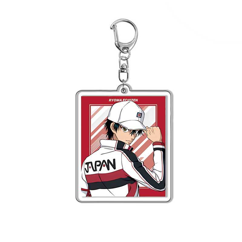 

New The Prince Of Tennis Acrylic Keychain Lovely Baby Bag Charms Pendant Friends Gift Fans Fun Key Chain Cute Souvenir Creative 6 cm