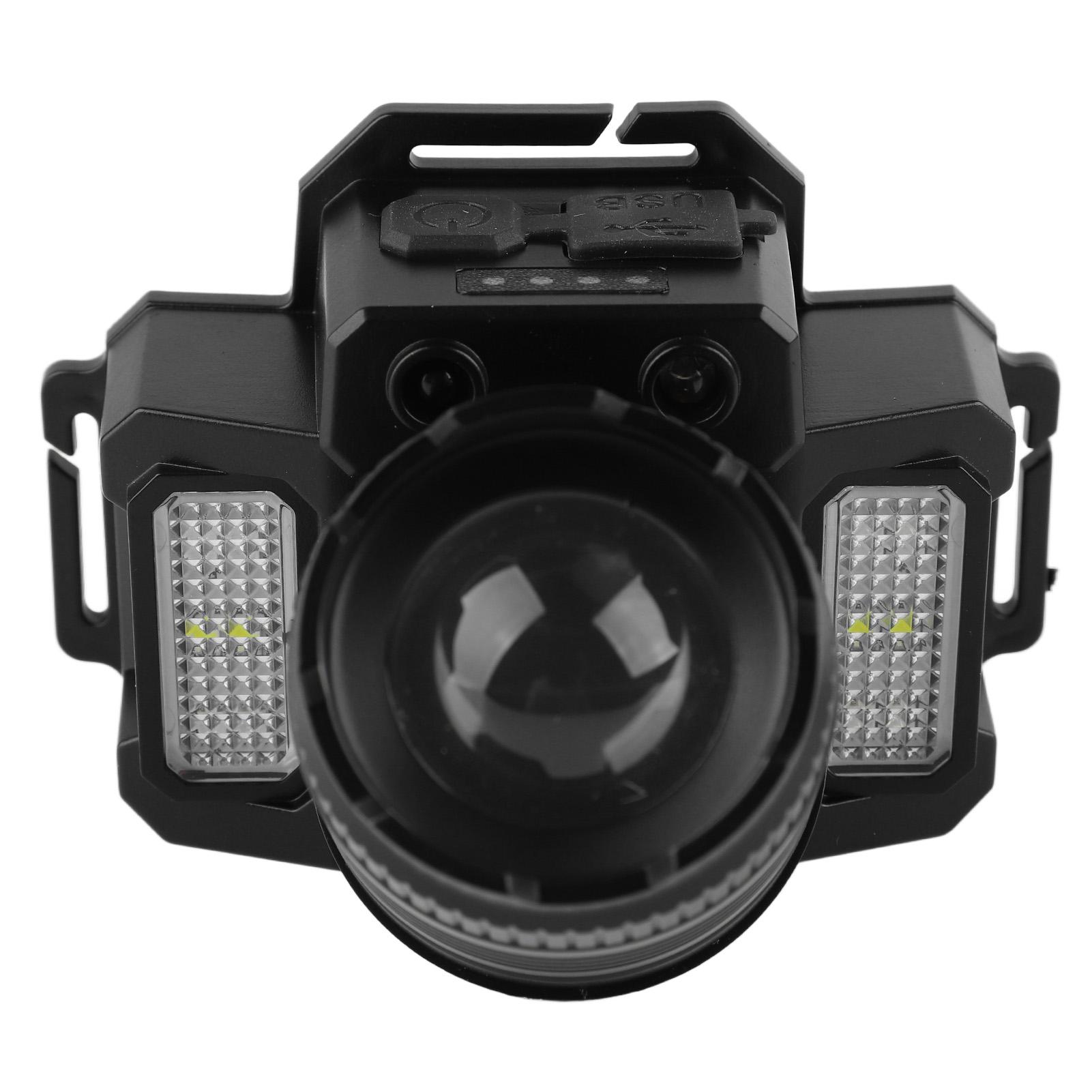 

Светодиодный рабочий налобный фонарь с сильным светом для улицы, рыбалки, работы, поисковый фонарь для походов, 1600 мАч