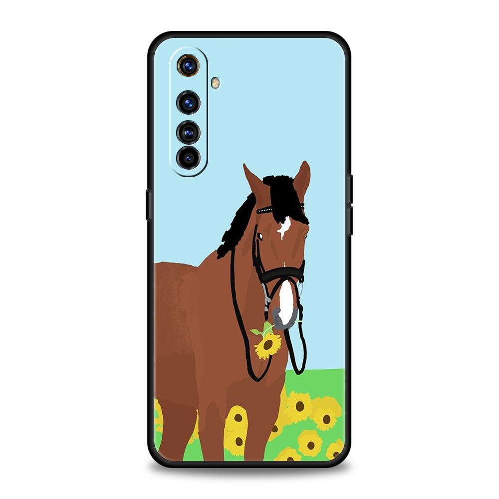 Pro Realme 10 9 8 5G 7 6 GT2 Pro Plus 9i C21 C11 C25 C35 Frederik Veliký krásný kůň Pouzdro na telefon Pro Realme GT Neo 2 3T Kryt