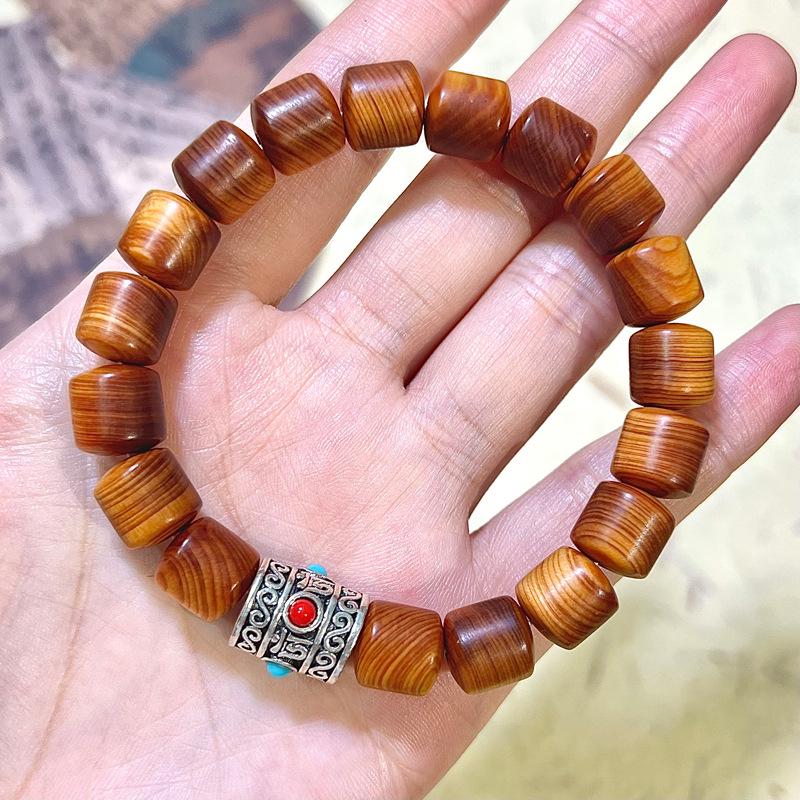 Aged Taihang Cypress Beads: Natural, High-Oil, Handcrafted Play Beads for Men & Women