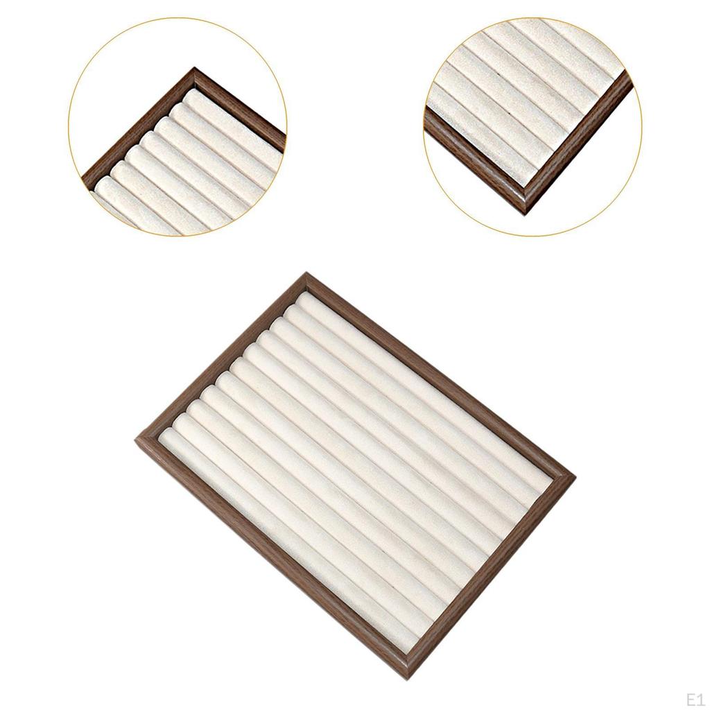Jewelry Storage Tray Bracelet Organizer Rings Earrings Display Box for Shopping Mall