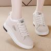 Fashion 2024 Winter Boots Women Ankle Boots Warm PU Plush Winter Shoes Sneakers Flats Lace Up Ladies Shoes Short Snow Boots