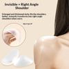 Seamless Silicone Shoulder Pads Invisible Anti-Slip Shoulder Enhancer Pads Breathable Right Angle Shoulder Mat for Women