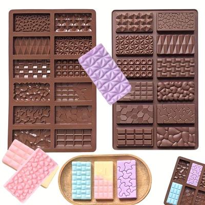 12 Gözlü Silikon Çikolata Kalıbı Seti Pişirme için Kendin Yap Fondant Kurabiye Jöleli Puding Kek Süslemeleri Yapışmaz Yeniden Kullanılabilir
