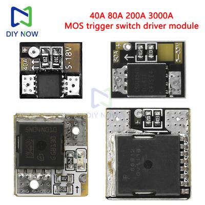 Mini High Power MOS Trigger Switch Driver Module Field Effect Tube PWM Regulation Electronic Switch Control Panel 40A 80A 200A
