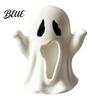 Festival Atmosphere Ornament 3D Printed Ghost Figurine Spooky Small Statue Halloween Decorative Figurines Cute Desktop Decoration for Party Tabletop