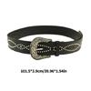 Adjustable Metal Studded Waist Belt Premium PU Leather Gothic Punk Fashion Accessory for Women Girls