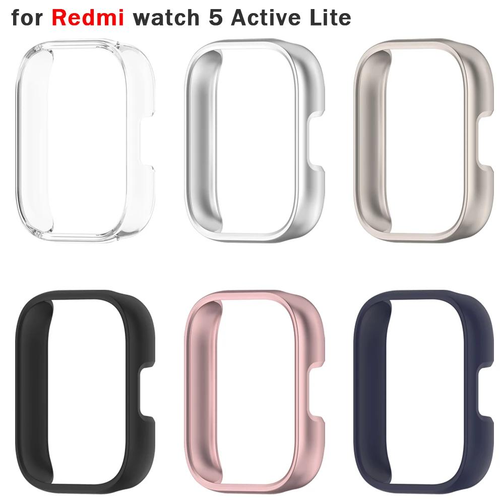 Case for Xiaomi Redmi Watch 5 Active Matte PC Cover Protective Hollow Bumper Shell for Redmi Watch 5 Lite Smartwatch Accessories