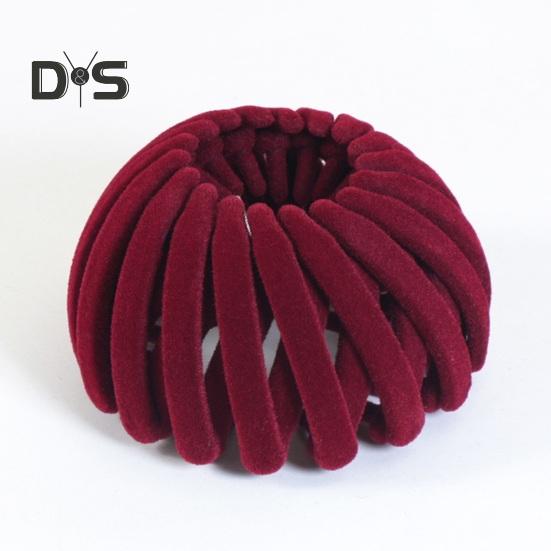 3 stk. fuglerede hårklemme utvidbar flokkende hestehaleholder lat fugleredeplate hårnål hårknute maker tynn tykk fin krøllete hårklemme kvinners hår