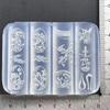 Peony & Magpie Pipa Silicone Mold for DIY Nail Art & Lattice Pavilion Design