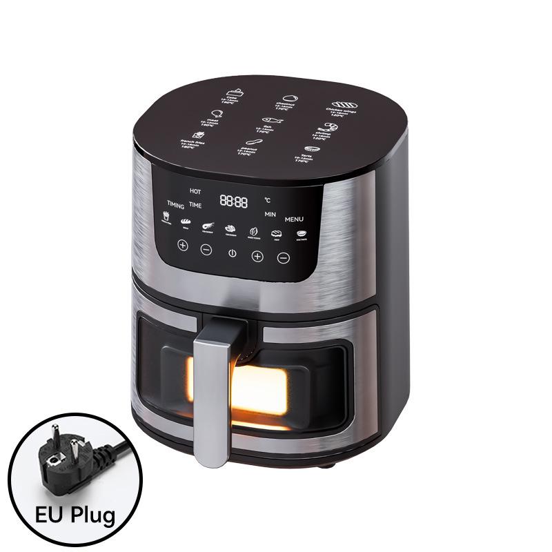 

Трансграничная 7-литровая аэрофритюрница: Безмасляная, Низкожирная, Сенсорный экран, Многофункциональная духовка «все в одном» с видимым окном.