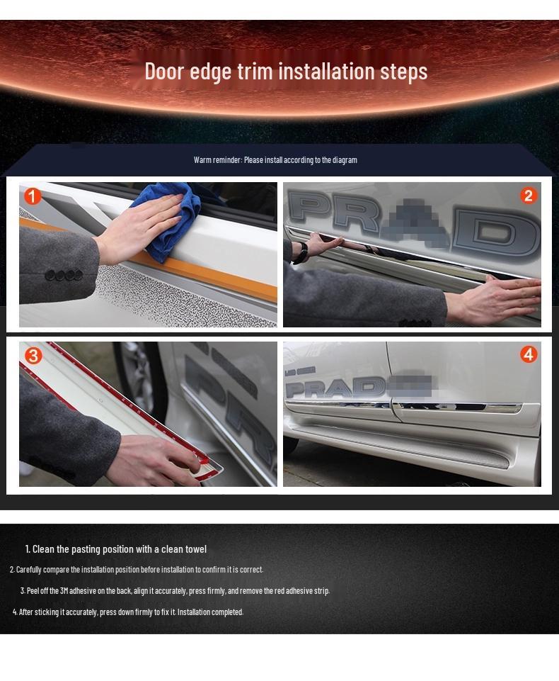 Otai Door Edge & Body Trim Strips: Anti-Scratch & Anti-Collision Decorative Strips for Zotye Z300