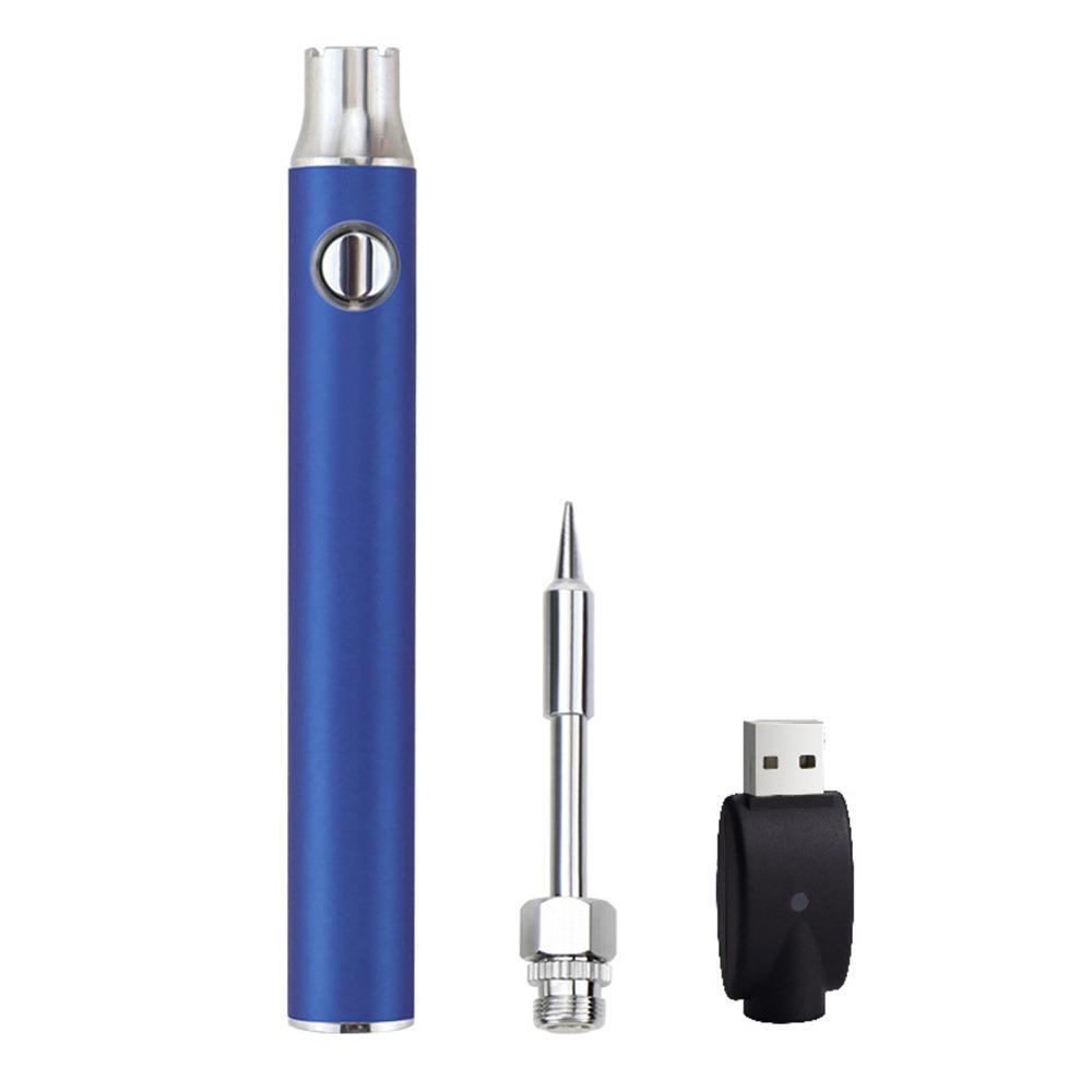 1100mAh Battery Electric Soldering Iron Pen 510 Thread Heat Tips Adjustable Temperature Smart Power Pen Welding Tool Kit