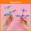 Plastic Launching Airplane Toy For Kids With Pull String Action For Developmental Play