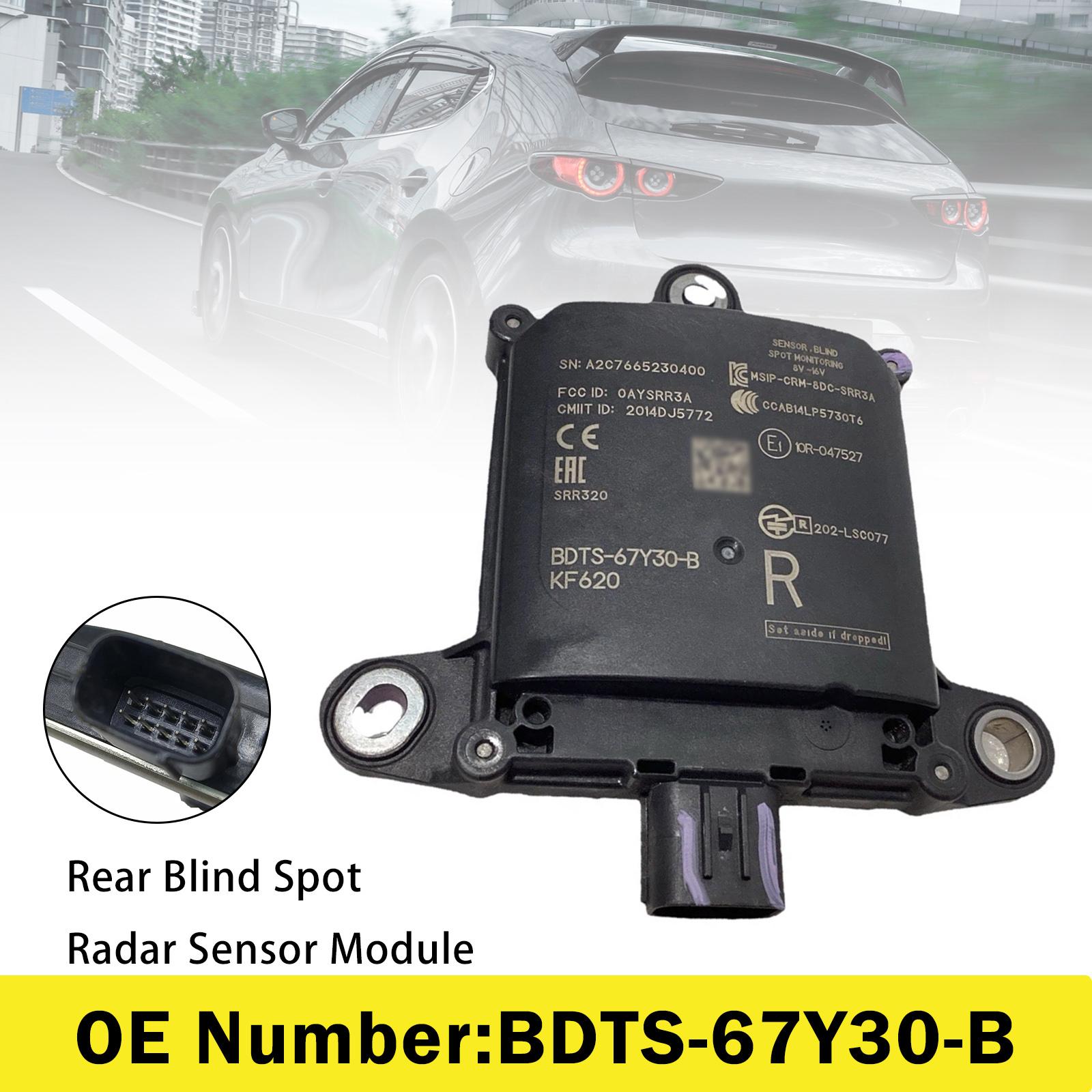Rear Blind Spot Radar Sensor Module BDTS6-7Y30B For MAZDA 3 2020-2024