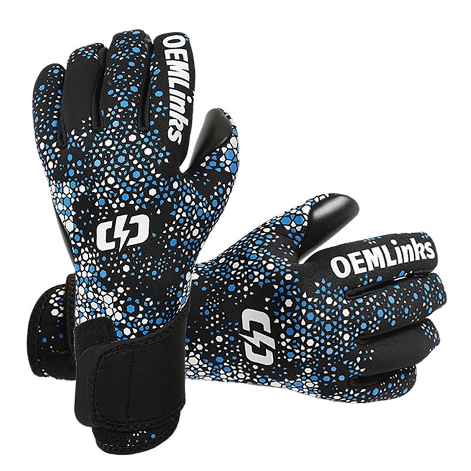 Loogdeel Professional Football Sports Goalkeeper Gloves Adult Children Goalkeeper Gloves Finger Protection Anti-slip Training