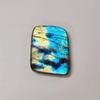 Fancy Shape Blue Flashy Pendent Size Labradorite Cabochon Gemstone, 58.70 Carat, 42x28x6 MM Size.