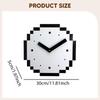 Wall Clock Art Clock Modern Fashion Mosaic Unique Minimalist Stylish Ornament for Bedroom Kitchen Studio Office Decoration