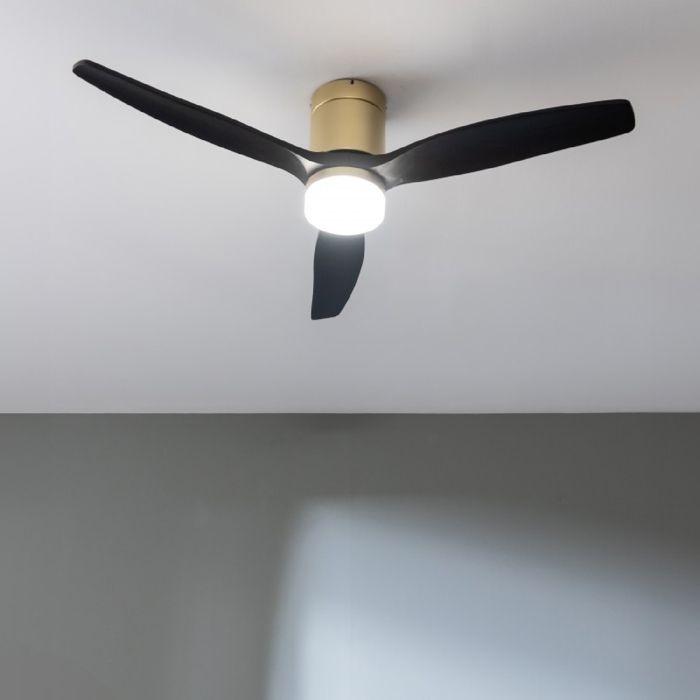 Cecotec Ventilateurs de plafond avec lumière EnergySilence Aero 5600 Aqua GoldBlack Connected