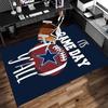 Dallas Cowboys Print Area Rug - Soft, Washable Non-Slip Indoor Mat for Office Chairs, Living Room, Home Office Decorative Rug