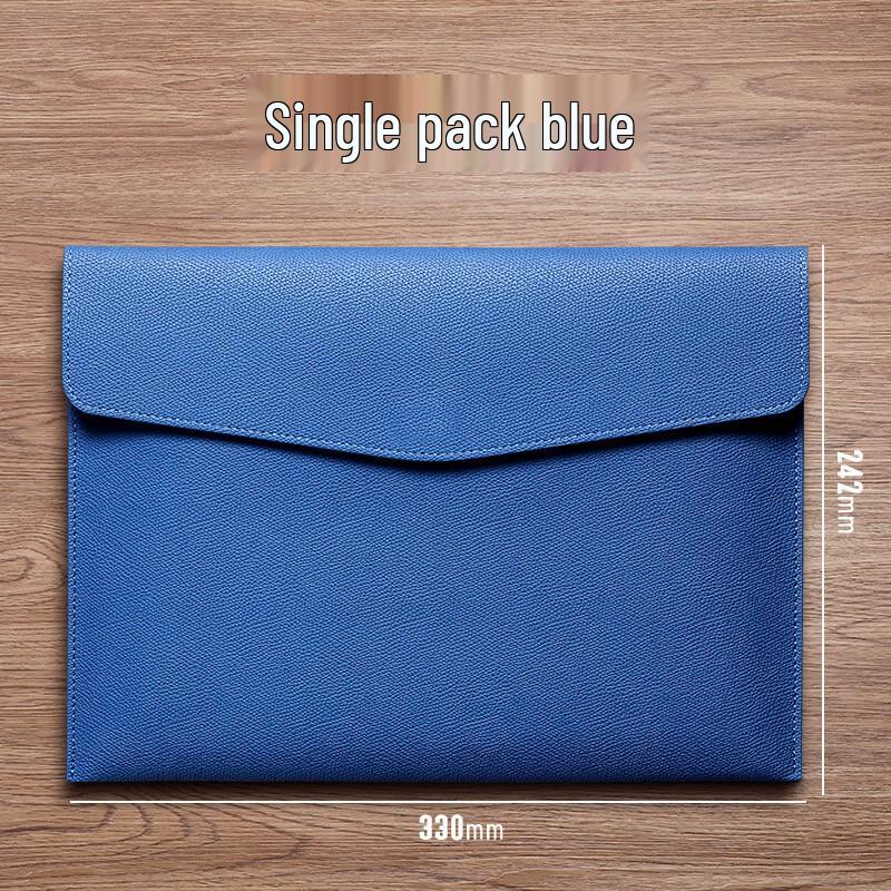 Business Leather A4 Document & Laptop Bag