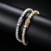 Luxury Colorful Rhinestone Bangle Waterproof Women's Hand Bracelet Zircon Crystal Bracelet  Lover