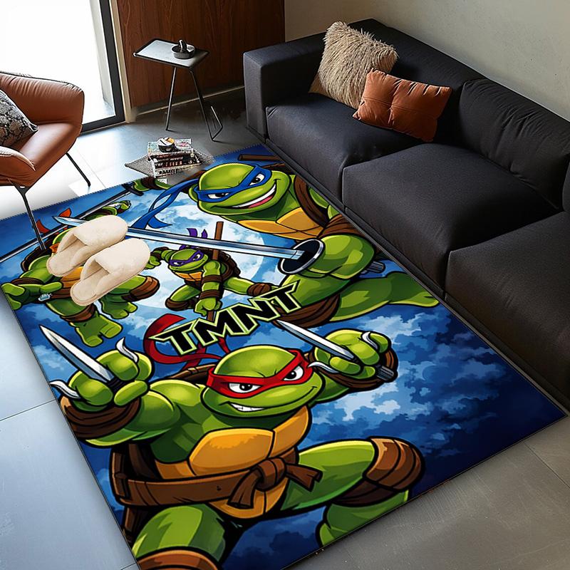 Ninja Turtles Adventure Area Rug Suitable for Indoor And Outdoor,Carpets for Kitchens, Homes, Offices, Living Rooms,Home Decor,Christmas Gift
