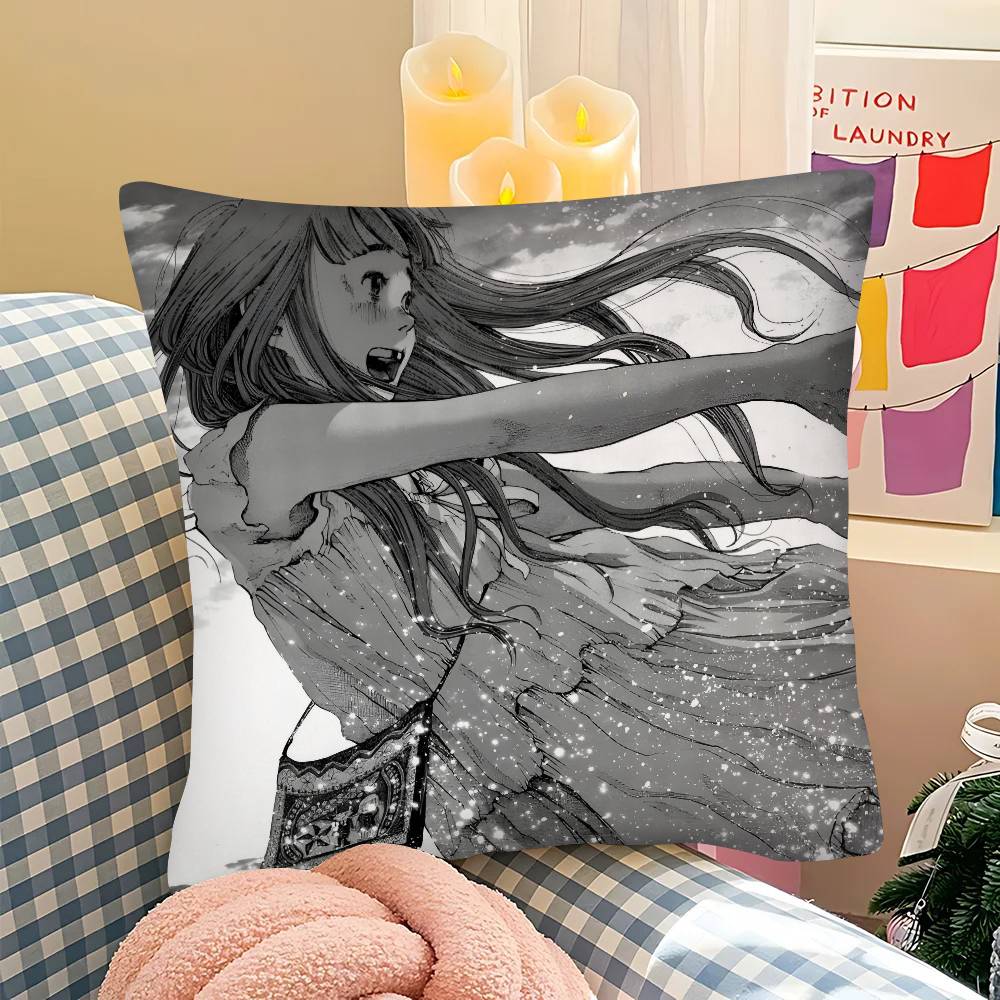 pc GGoodnight Anime PPunpun Pillow Case Fashion Square Pillowcase Bedroom Sofa Room Ins Decoration Leisure
