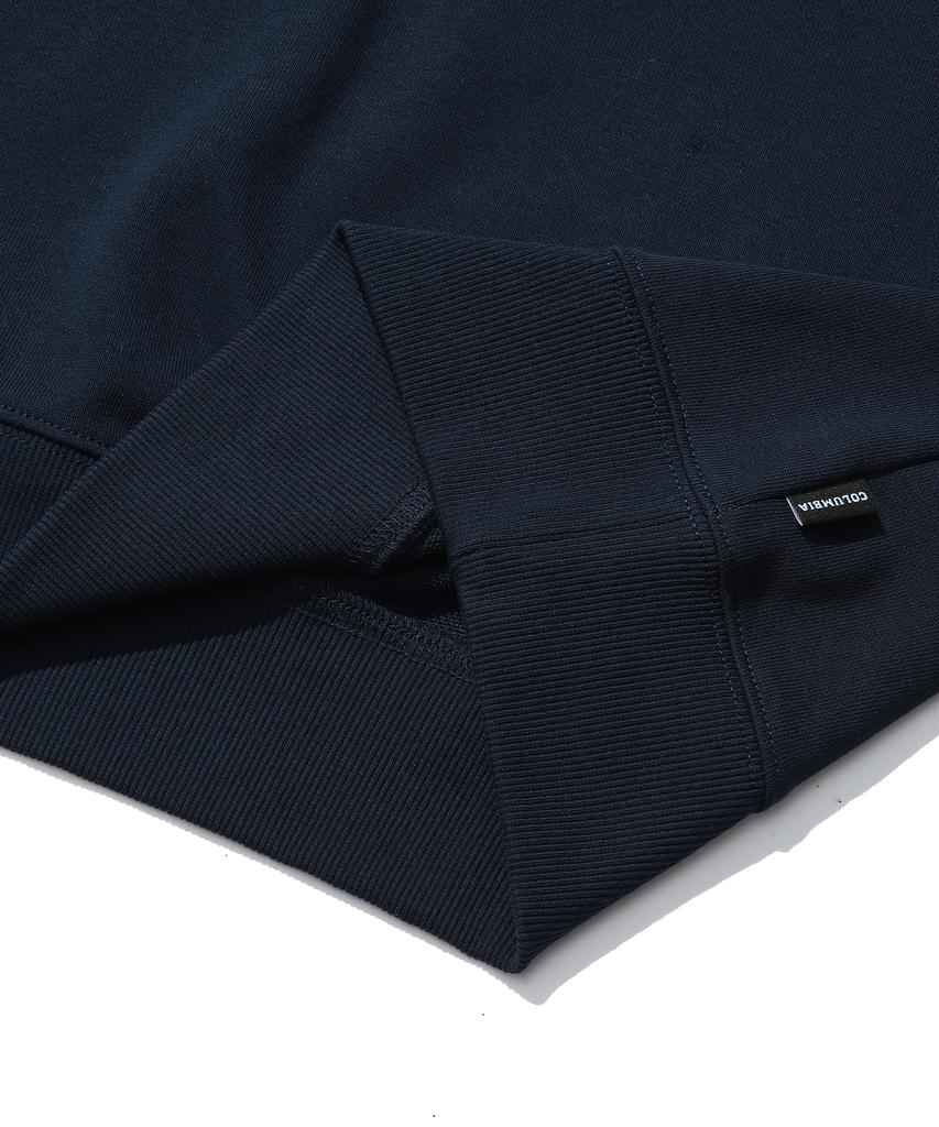 COLUMBIA UNIVERSITY Cu Arch Logo Light Terry Sweatshirts Dark Navy