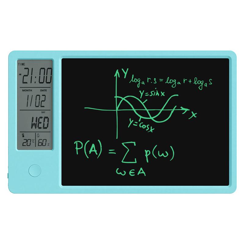 Factory Direct 2025 Desk Clock With Handwritten Notepad