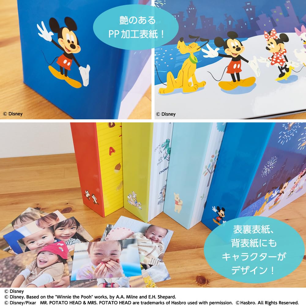 Nakabayashi Disney Character Album, Large Size, Holds 720 Photos, Large Capacity, IT-DY6L-720-02, Winnie the Pooh